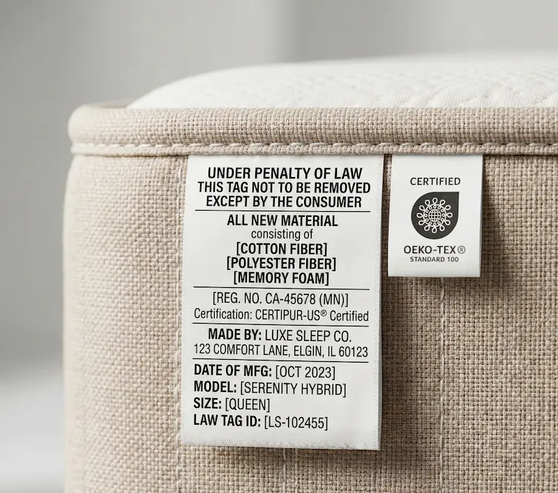 Mattress Labels near me